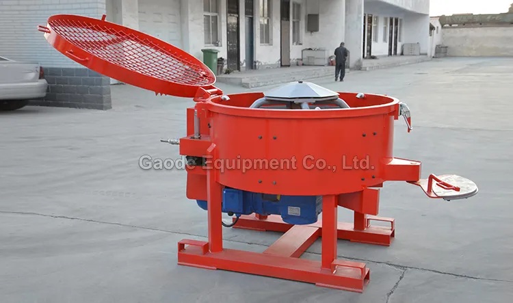 GAODETEC GRM500 Easy-Maintain Refractory Pan Mixer For On-Site Operation